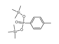 bis(trimethylsilyl)-p-tolylphosphonate Structure