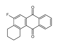 5-fluoro-1,2,3,4-tetrahydrobenzo[a]anthracene-7,12-dione结构式