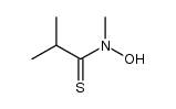N,2-dimethyl-N-hydroxy-1-propanethioamide结构式