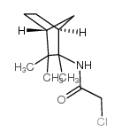 2-氯-n-(2,3,3-三甲基-双环[2.2.1]-2-庚基)-乙酰胺结构式