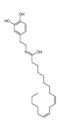 N-linoleoyldopamine structure