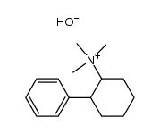 trimethyl-(2-phenyl-cyclohexyl)-ammonium, hydroxide Structure
