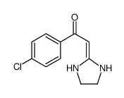 1-(4-chlorophenyl)-2-imidazolidin-2-ylideneethanone结构式