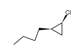 (1R,2S)-1-butyl-2-chlorocyclopropane结构式