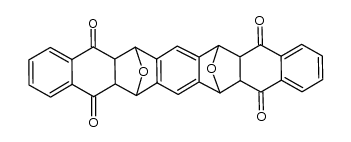 5a,6,8,8a,14a,15,17,17a-octahydro-6,17:8,15-diepoxyheptacene-5,9,14,18-tetraone结构式