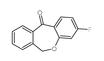 3-氟二苯并[b,e]氧杂卓-11(6H)-酮结构式