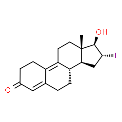 delta(9)-16-iodo-19-nortestosterone Structure