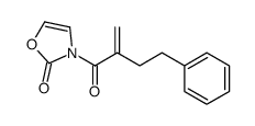 3-(2-methylidene-4-phenylbutanoyl)-1,3-oxazol-2-one结构式