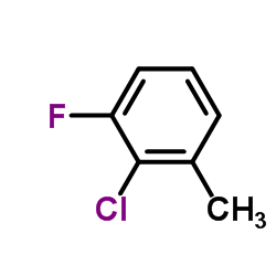 2-氯-1-氟-3-甲基苯结构式