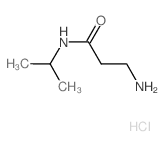3-amino-N-(propan-2-yl)propanamide hydrochloride Structure