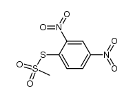 S-(2,4-dinitrophenyl) methanesulfonothioate Structure