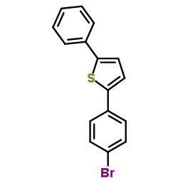 2-(4-溴苯基)-5-苯基噻吩结构式
