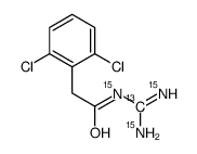 Guanfacine-13C,15N3 structure