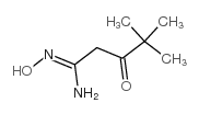 N-HYDROXY-4,4-DIMETHYL-3-OXO-PENTANAMIDINE结构式