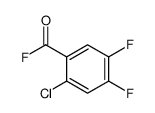 2-chloro-4,5-difluorobenzoyl fluoride Structure
