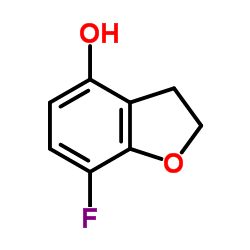 7-FLUORO-2,3-DIHYDRO-BENZOFURAN-4-OL Structure