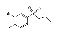 2-bromo-1-methyl-4-(propylsulfonyl)benzene Structure