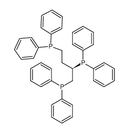 (R)-(+)-1,2,4-tris(diphenylphosphanyl)butane Structure