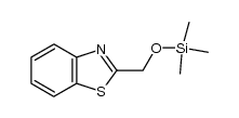 2-(((trimethylsilyl)oxy)methyl)benzo[d]thiazole Structure