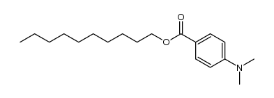 n-decyl 4-dimethylaminobenzoate结构式