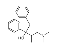 alpha-[2-(dimethylamino)-1-methylethyl]-alpha-phenylphenethyl alcohol结构式