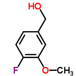 (4-Fluoro-3-methoxyphenyl)methanol Structure