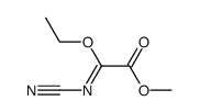 Acetic acid, (cyanoimino)ethoxy-, methyl ester (9CI)结构式
