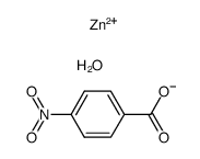 4-nitro-benzoic acid ; zinc salt Structure