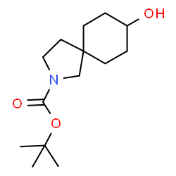 叔-丁基 8-羟基-2-氮杂螺[4.5]癸烷-2-甲酸基酯结构式