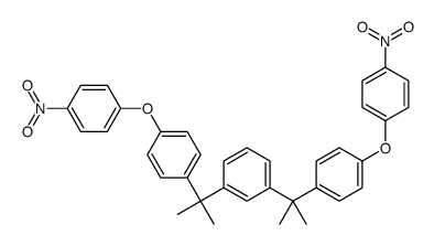 1,3-bis[2-[4-(4-nitrophenoxy)phenyl]propan-2-yl]benzene Structure