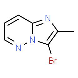 3-溴-2-甲基咪唑并[1,2-B]哒嗪结构式