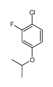 1-chloro-2-fluoro-4-propan-2-yloxybenzene Structure