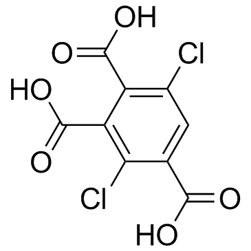 3,6-二氯三苯乙烯酸结构式