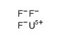 uranium pentafluoride结构式