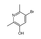 5-bromo-2,6-dimethylpyridin-3-ol结构式