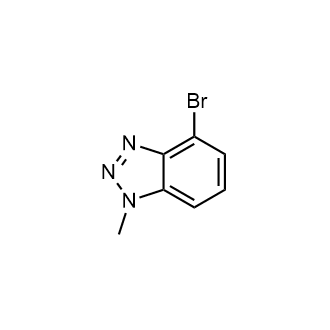 4-溴-1-甲基-1H-苯并[d][1,2,3]三唑结构式
