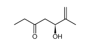 (S)-5-hydroxy-6-methyl-6-hepten-3-one Structure