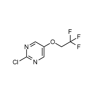 2-氯-5-(2,2,2-三氟乙氧基)嘧啶结构式