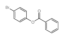 Phenol, 4-bromo-,1-benzoate结构式