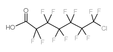 7-chloro-2,2,3,3,4,4,5,5,6,6,7,7-dodecafluoroheptanoic acid结构式