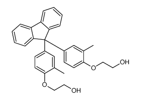 2-[4-[9-[4-(2-hydroxyethoxy)-3-methylphenyl]fluoren-9-yl]-2-methylphenoxy]ethanol Structure