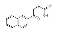 2-Naphthalenebutanoicacid, g-oxo- Structure