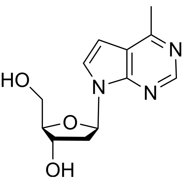 9H-Purine, 9-(2-deoxy-b-D-erythro-pentofuranosyl)-6-methyl-结构式