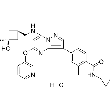 CFI-402257盐酸盐结构式