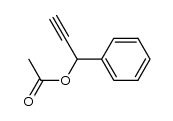 acetic acid 1-phenylprop-2-ynyl ester Structure