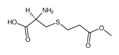 S-(2-methoxycarbonyl-ethyl)-L-cysteine Structure
