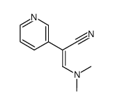 3-dimethylamino-2-pyridin-3-yl-acrylonitrile Structure