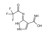 5-(2,2,2-三氟乙酰氨基)-1H-吡唑-4-羧酰胺结构式