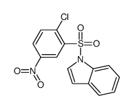 1-(2-chloro-5-nitrophenyl)sulfonylindole Structure