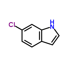 6-氯吲哚结构式